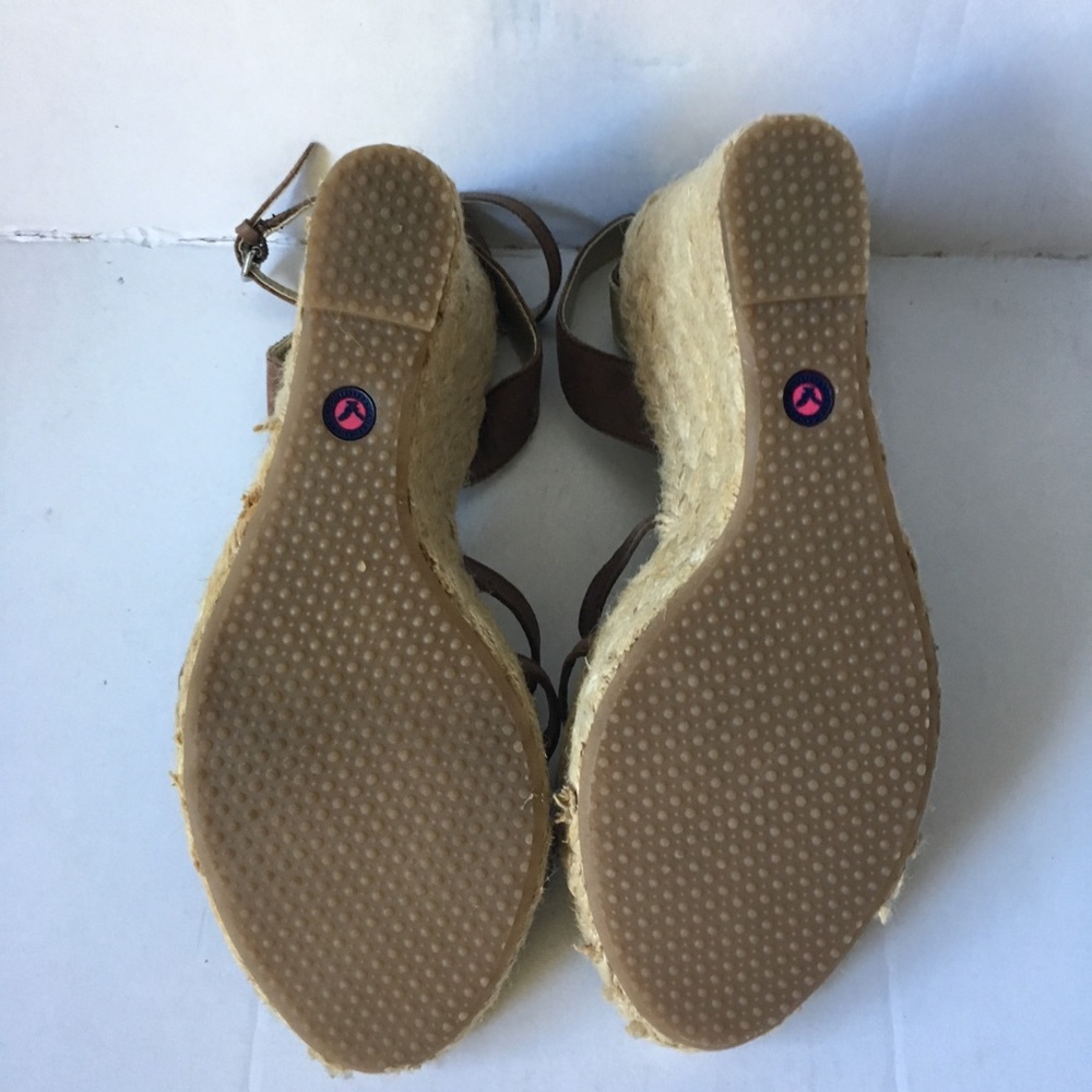 American Eagle Outfitters Leather & hemp wedges - Picture 6 of 6